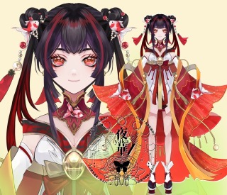 vtuber用パーツ分け立ち絵