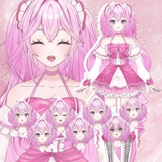 IRIAM立ち絵　サンプル