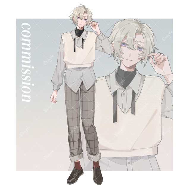 納品イラスト(キャラデザ込み)