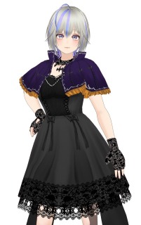 個人製作「オリジナル3Dモデル ニュウ（ハロウィン衣装）」