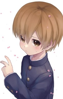 学生服の男の子