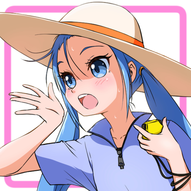 バストアップ：アニメ塗り