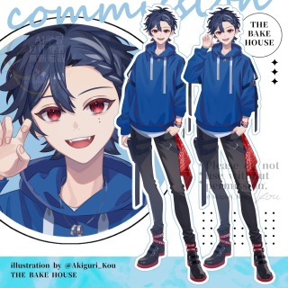 【sample】全身立ち絵＋モデリング