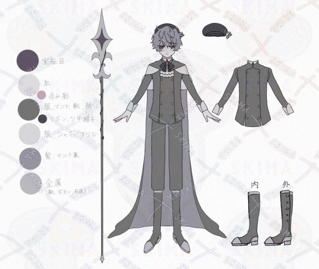 キャラクターデザインサンプル