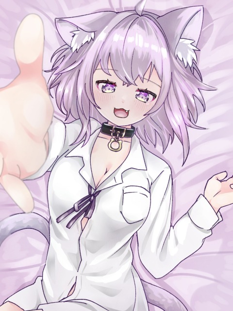 猫又おかゆさん腰上イラスト