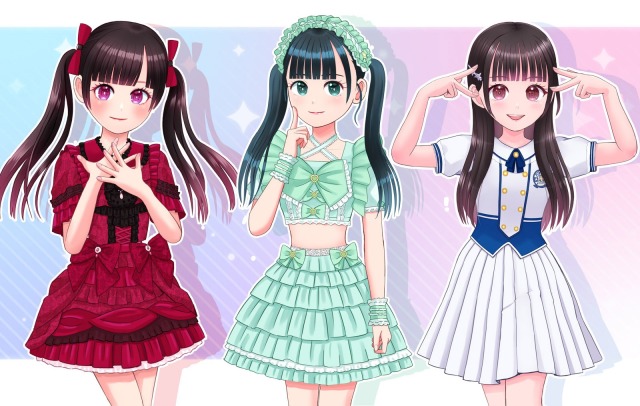 別サイトで依頼で描いたアイドルイラスト