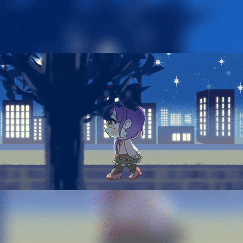 横に歩くムービー🌃