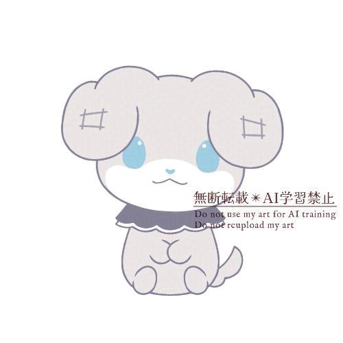 もこもこ犬：17LIVEアーミー特典アイコン