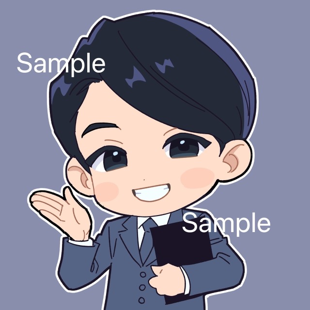 ビジネスマン風アイコン