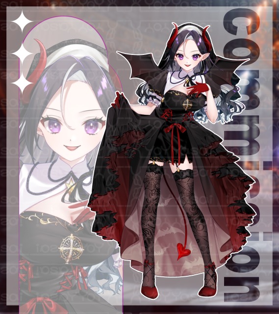 IRIAM用立ち絵の一例