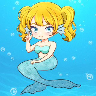 ミニキャラ人魚