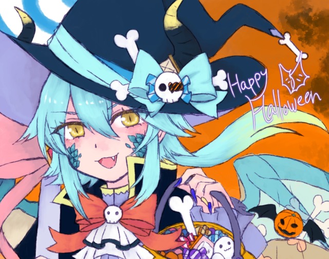 ハロウィンイラスト一枚絵