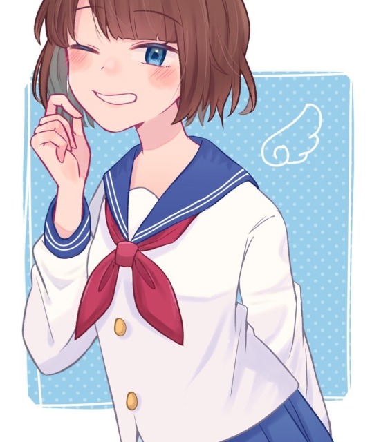 OC セーラー服の女の子