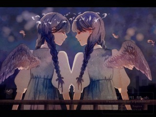 透明水彩×デジタル作品