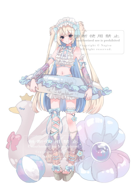 【ご依頼作品】水着デザイン&全身イラスト