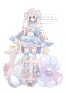 【ご依頼作品】水着デザイン&全身イラスト