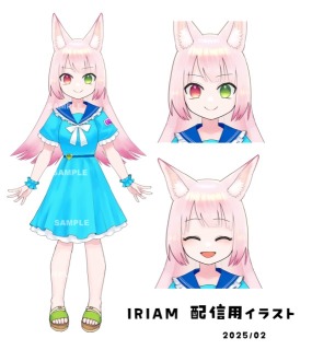 【IRIAM対応】女性キャラ　立ち絵