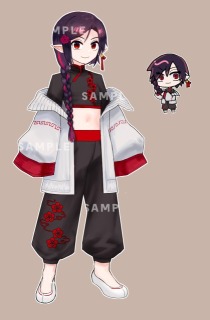 【IRIAM対応】中性キャラ　立ち絵