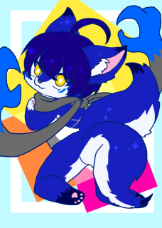 オリジナルケモノデジタルイラスト