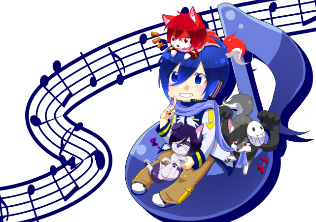 版権キャラクター擬獣化イラスト