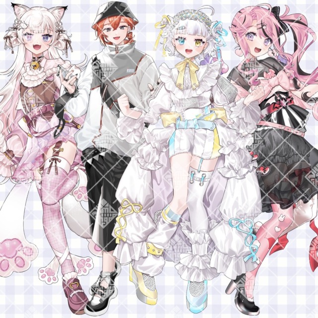 🌷(6枚)立ち絵ポートフォリオ