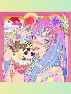 浮世絵風イラスト