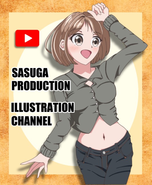サスガプロダクション イラストチャンネル　イメージキャラクター