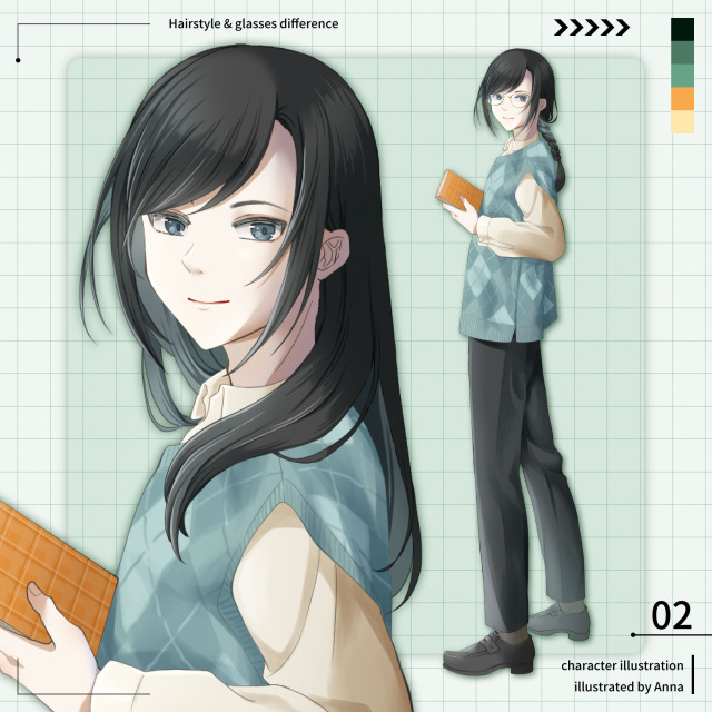 立ち絵サンプル　【02】