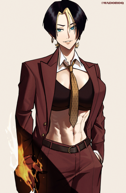 火属性スーツ女子(oc)
