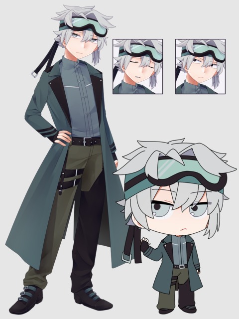 男性立ち絵・デフォルメ