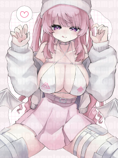 一枚絵イラスト