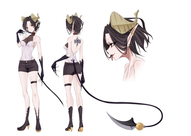 三面図　（オリキャラ）