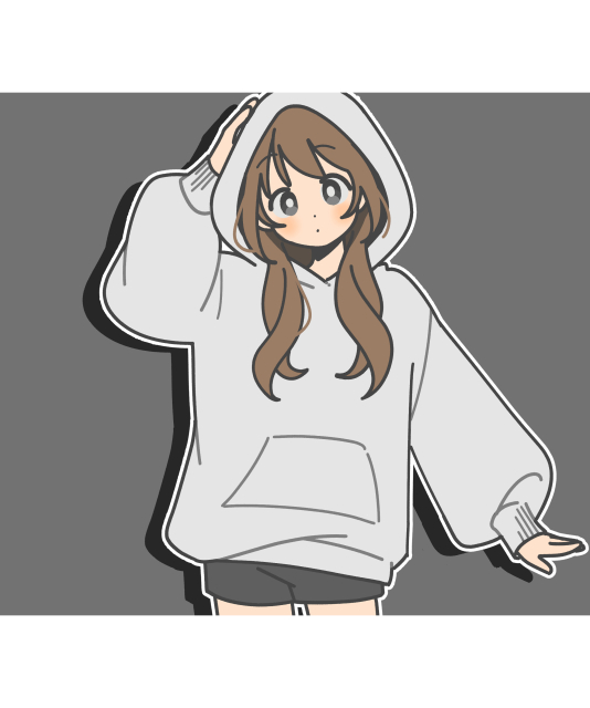 バストアップイラスト例