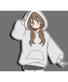 バストアップイラスト例