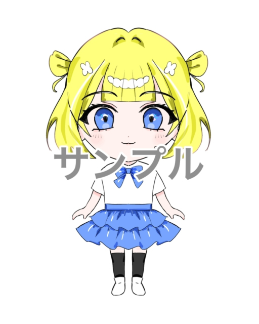 オリジナルデフォルメキャラ（女の子）