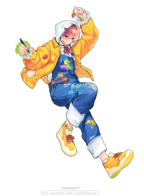 【立ち絵】ブラシ塗りサンプル