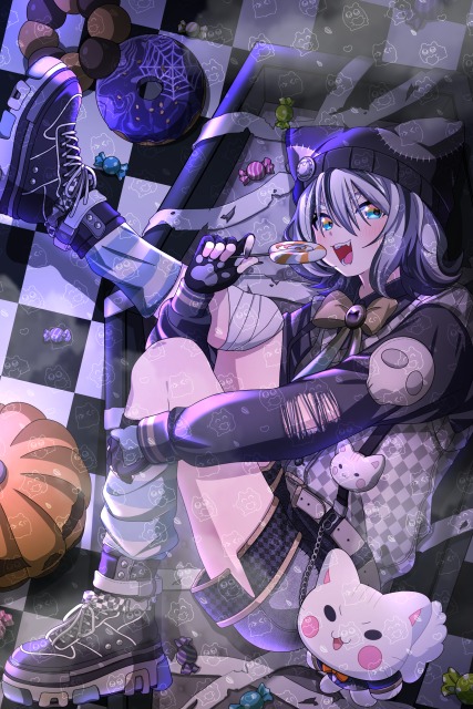 【一枚絵】アニメ塗りサンプル