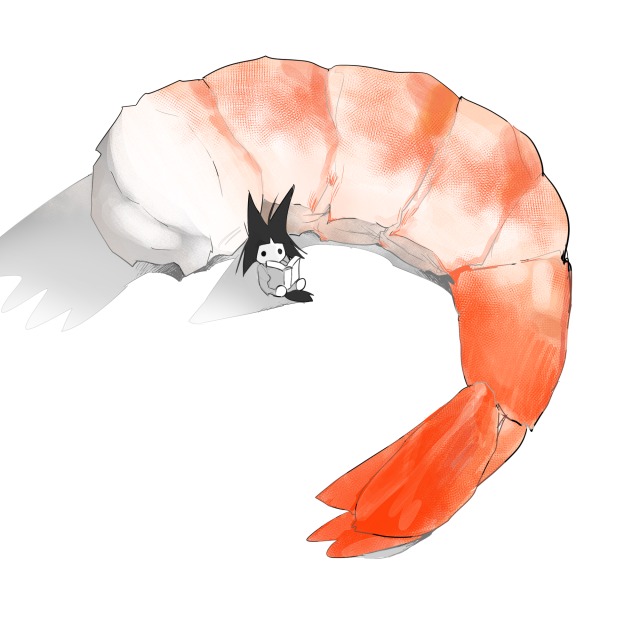 甲殻類のいるイラスト