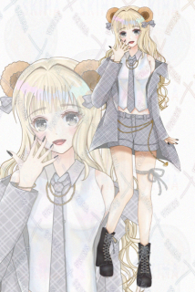 仕事絵_IRIAM立ち絵