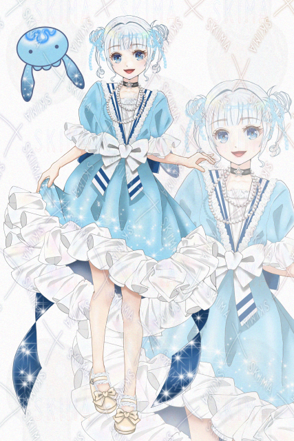 仕事絵_IRIAM立ち絵