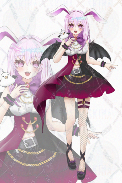 仕事絵_IRIAM立ち絵