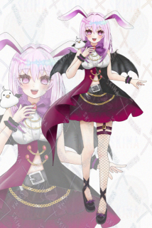 仕事絵_IRIAM立ち絵