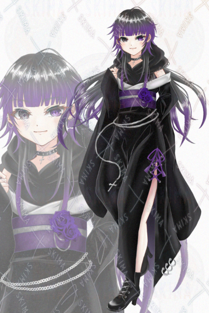 仕事絵_IRIAM立ち絵