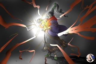 立ち絵サンプル　お婆さんキャラ