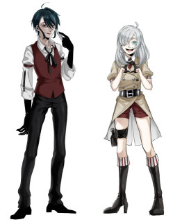 【サンプル】キャラクターデザイン/立ち絵