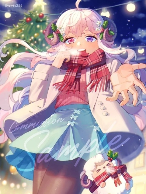 ライバーさんの季節限定イラスト