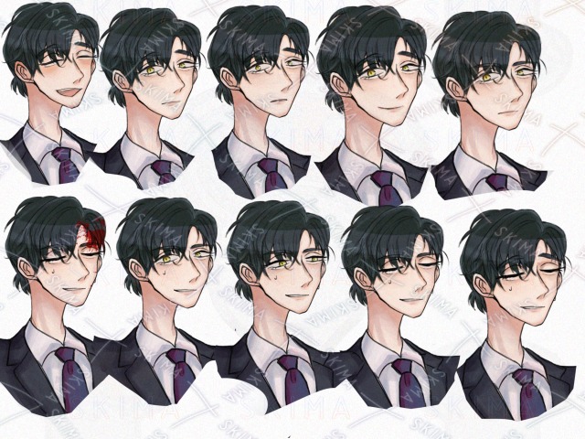 TRPG（CoC）用表情差分