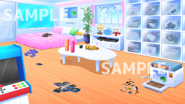 Vtuber配信用背景部屋素材