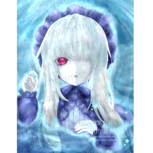 白銀の浮かぶ夜