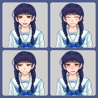 立ち絵（バストアップ）サンプル